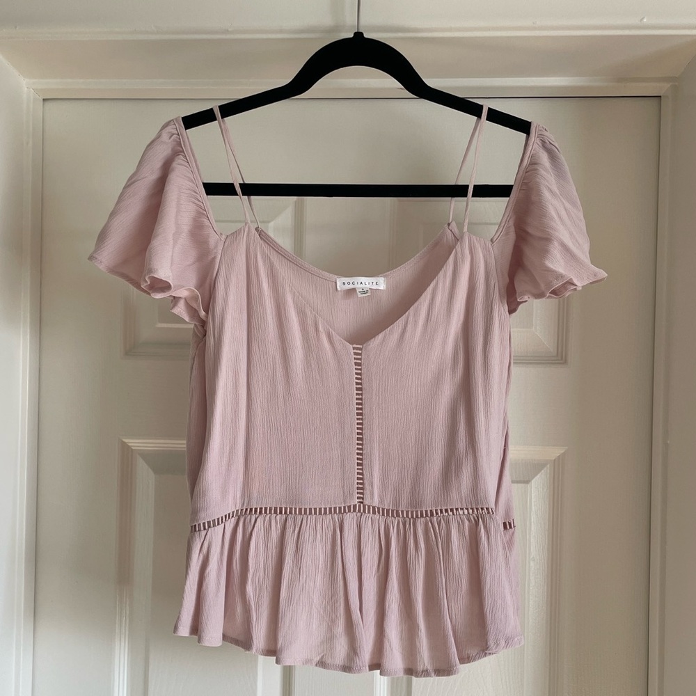 Socialite Women’s Off-Shoulder Top, Size Small